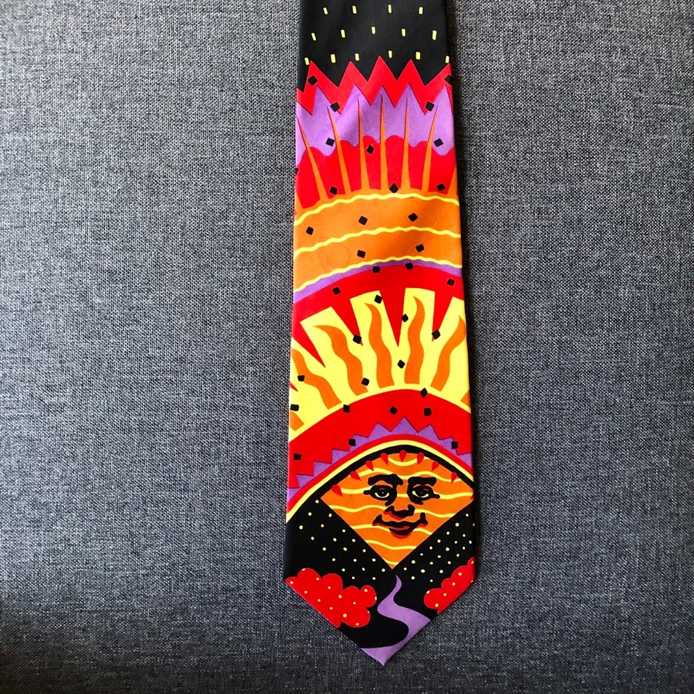 Vintage The Beatles - Good Day Sunshine  Silk Tie